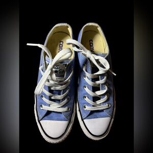 Converse Blue Canvas Sneakers